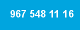 967 548 11 16 967 548 11 16
